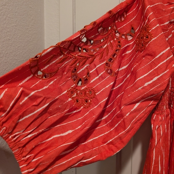 Sachin & Babi Lola Dress Orange Boho Dress Size Large - Picture 4 of 7